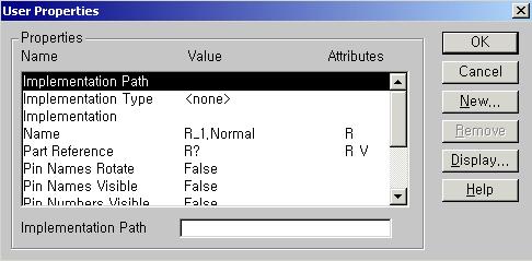 Part User Properties User properties R User Properties Implementation ::,, implementation Pin Pin Number Pin Pin Name Name Part Part Reference :: R? R? R1,R2 Schematic PSpice Template :: PSpice Netlist Part Part library Syntax Pin Pin Name & Pin Pin number.