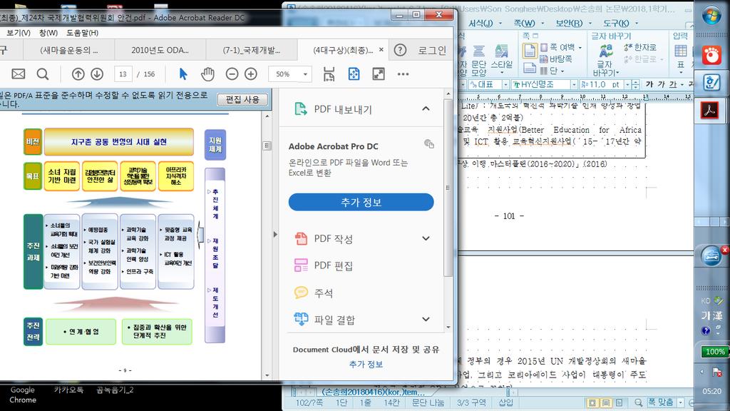 [ 표 3-25] 개발협력구상, 새마을운동확산추진전략 < 개발협력 4 대구상추진전략 > < 새마을운동의국제적확산방안 > 출처 : 국제개발협력위원회제 24 차, 제 25 차의결안건