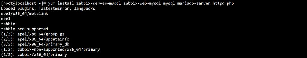 - 8-4.2 Install Zabbix daemons Zabbix, DB(MariaDB), WEB(Apache) / PHP 설치 -> rpm --ivh http://repo.zabbix.com/zabbix/3.