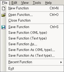 OZ Application Designer User's Guide OZ Function Editor (pull down),,,,,. (File) [File].