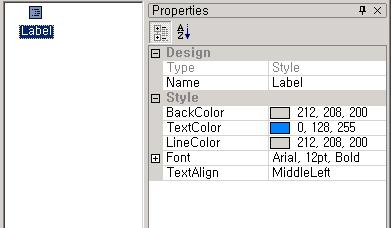 'Style1' 'Label'. Label [Insert New Properties].