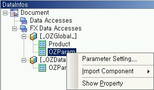 Parameter Setting _OZGlobal_. Invisibles Invisibles OZF, OZS, EventHook.
