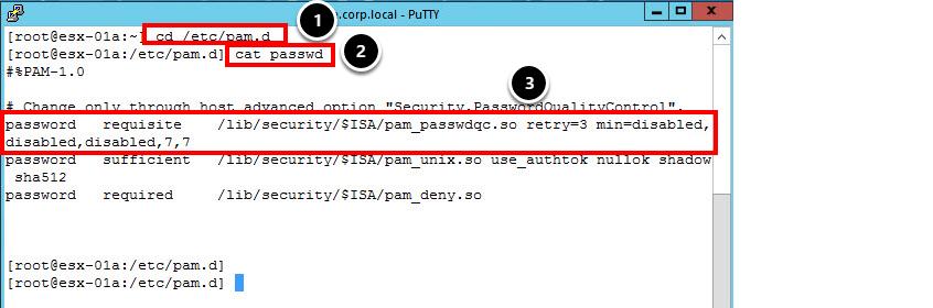 clear 변경되었는지확인 저장된설정에서 esxi-01a.corp.local 서버를두번클릭했으므로올바른암호를사용하여루트사용자계정으로자동로그인됩니다.