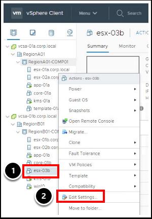 vtpm 2.0 을위한 ESXi 호스트구성 이레슨에서는 PowerCLI 를사용하여 esx-03b 중첩호스트에 vtpm 을추가합니다. 이중중첩호스트이므로 vsphere Web Client 를사용하여 esx-03b 에 vtpm 을추가할수없습니다. 따라서대신명령줄을사용하여 vtpm 을추가할수있는방법을알아보겠습니다.