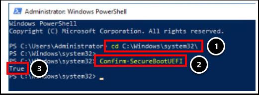 Start( 시작 ) 메뉴에서 Windows PowerShell (Admin) 을클릭합니다. win10 - 가상머신보안부팅확인 1.