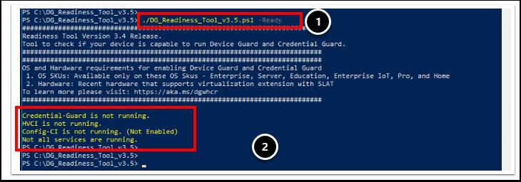 PowerShell - Credential Guard 설정 1. PowerShell 에다음명령을입력하여디렉토리위치를변경합니다.