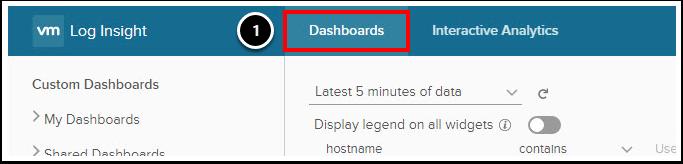 vrealize Log Insight 재인증 ( 필요할경우 ) vrealize Log Insight