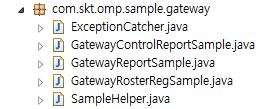 3.2.2. GW 목 GW 등 은 ApplicationRosterSampleActivity.java 를참고한다. 3.2.3. GW 위치측위 GW Profile 은 ApplicationLocationSampleActivity.java 를참고한다. 3.2.4.