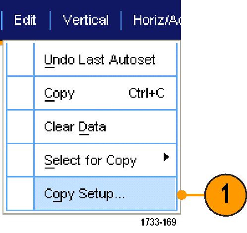 정보저장및호출 결과를클립보드에복사 이미지, 파형및측정값의출력내용및형식을 Microsoft