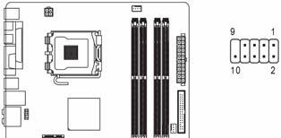 한국어 Italiano 14) F_USB1 / F_USB2 / F_USB3 ( 전면 USB 커넥터 ) 앞면 USB