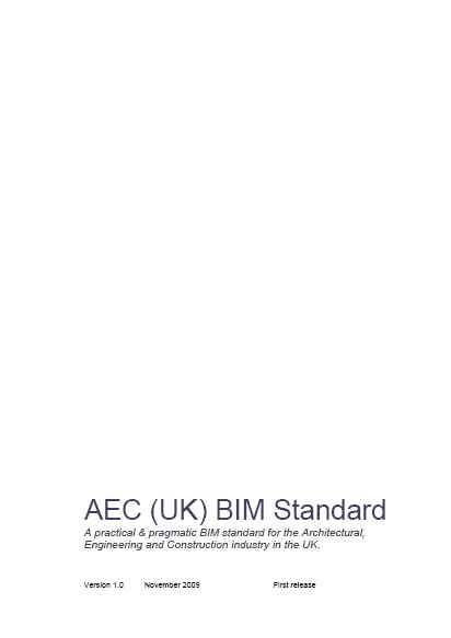 제 3 장 - AEC (UK) BIM Standard Background The Committee Disclaimer Scope Definitions Principles and Structure of BIM Resources Naming Drawing production Modelling Standards Data Exchange