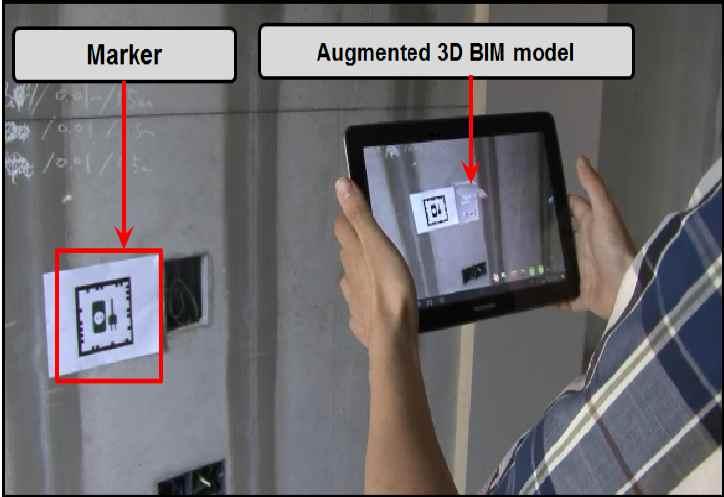 - (Augmented Reality: AR) BIM (BIM ) AR BIM, BIM : BIM Ÿ marker