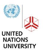 커리큘럼 UN대학은 UN전체의싱크탱크역할을하면서인간생존 개발 복지등세계적문제에대한행동지향적연구를주제별로실시함.