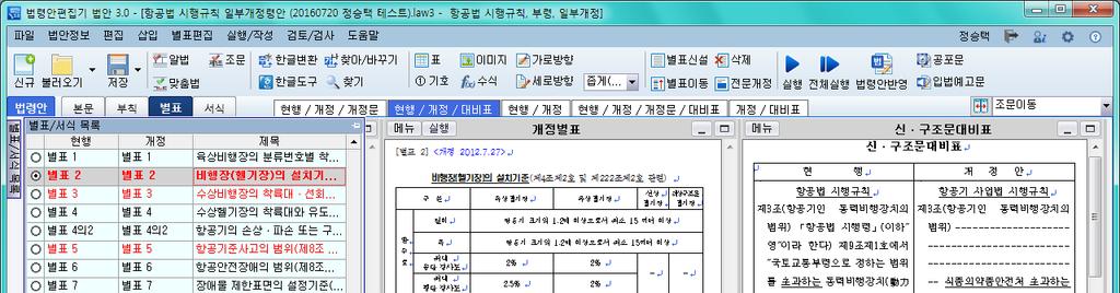 III. 별표및별지서식의개정 1.