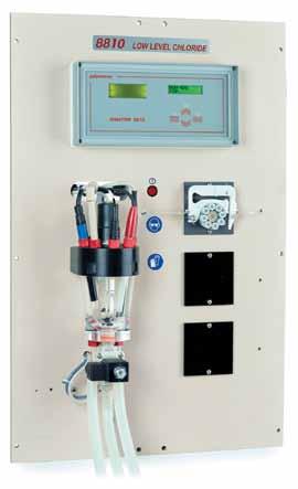 Chloride 8810 Chloride 신뢰할수있는측정값으로시간과노력감소 8810 분석기는발전산업에서중요한 low-level chloride 모니터링의새로운방법을제공합니다. 이분석기는이온선택분석법 (ISE) 을바탕으로자동화된실시간감시를합니다. 이측정값은당신의발전소를운영하는데있어서매우효과적이고신뢰도가높은정보가될것입니다.