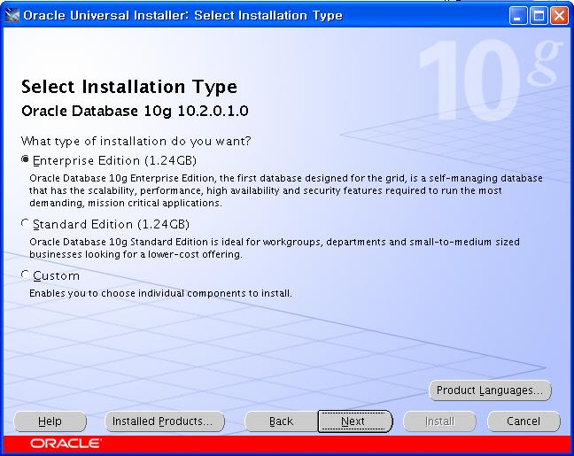 Select Install Type