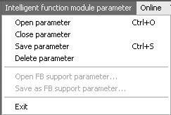 5 유틸리티패키지 (GX Configurator-DA) (2) 화면커맨드버튼설명 Intelligent function module parameter 탭, FB support parameter 탭공통 Delete 선택된모듈의초기설정및자동리프레시설정을삭제합니다.