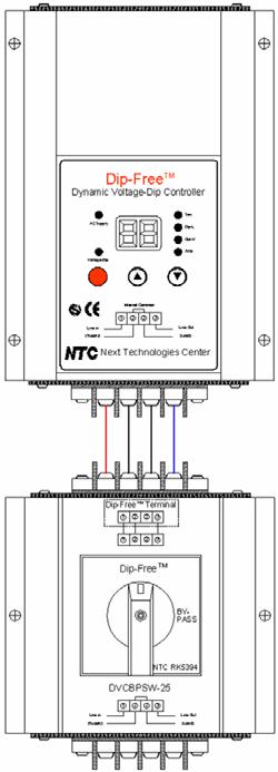 8) Dip-Free 의유지보수시가동중인 Panel 의 Stop 을원치않을경우에는 By-Pass Switch 를설치하여야합니다. 9) Dip-Free 입력전원단에 2 극 NFB 등의차단기 (30A 이상 ) 및비상스위치의설치를권장합 니다.