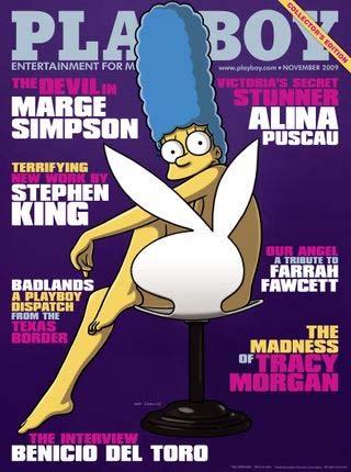 제 3 절세계캐릭터시장의주요트렌드 Playboy 誌표지모델로등장한 Marge Simpson 과거 'Betty Boop' 이나 Wilma Flintstone' 등을소개해인기를모았던 Playboy 誌가이번에는 11월표지모델로 Springfield 의 Marge Simpson 을등장시켰다.