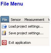 6.2 File-> Load project settings,.