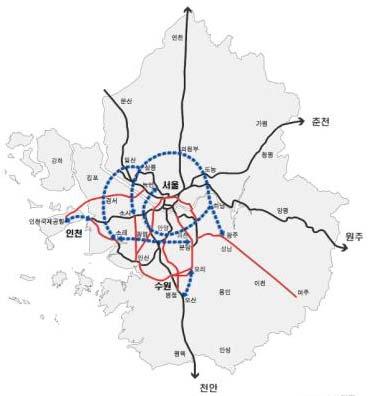 < 과천시관련철도망계획 > 구분구간연장 ( km ) 비고 전철 수도권남부순환선광명역 분당 20.5 서울외부순환선녹번 목동 광명 하남 55.