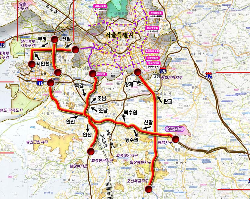 지하고속도로 국내외 추진사례 및 주요 쟁점사항 13.45m이다. 말레이시아의 SMART(Stormwater Management And Road Tunnel)은 말레이시아 쿠알라 룸푸르 Klang강의 범람에 의한 홍수피해를 방지 하고 늘어난 교통량에 대응하기위해 계획된 터널 로 홍수조절기능을 수반한 다목적 도로터널이며, 총연장 12.