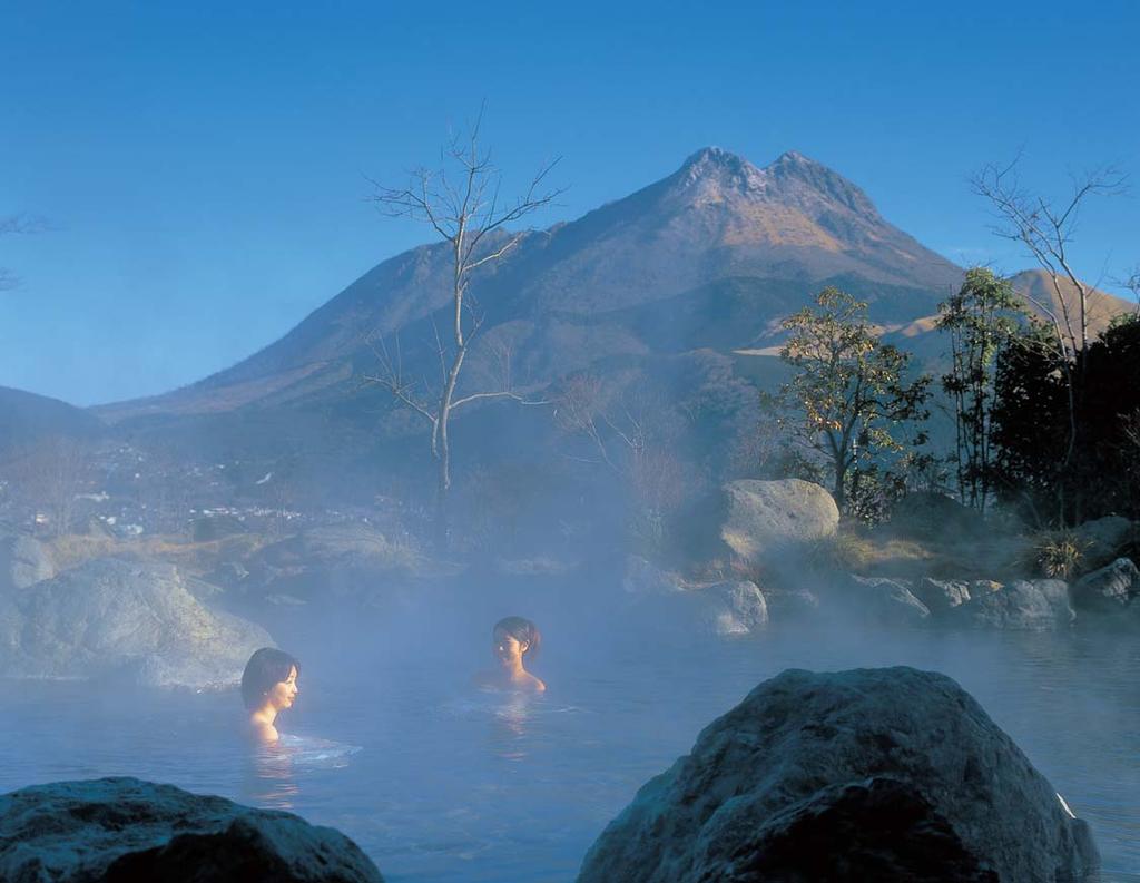 The Leading Hot Spring Reso rt of Japan, Yufuin Hot Springs The hot springs that abound