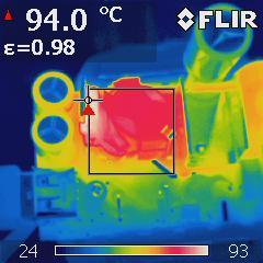 12 써멀성능 At room ambient, thermal performance was