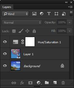 Layer Panel > Fill or