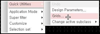 1 그리드간격설정을한다. - 메뉴바 Setup > Grid - Non-Etch : X : 128 Y : 128 - Define Grid에서 Non-Etch란전기적성질이없는부분으로 SilkScreen, Reference, Pin 등이해당된다.