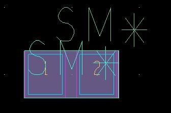 - Create a compiled symbol 을선택하면 Silk screen,