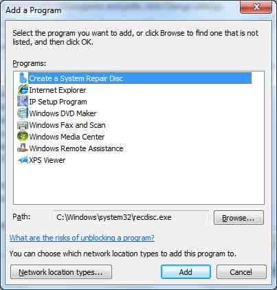 3 Allow a program or feature through Windows Firewall