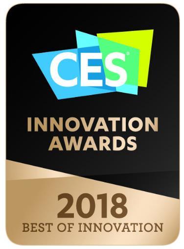 5) CES Innovation Honoree 미국소비자기술협회 (The Consumer Technology