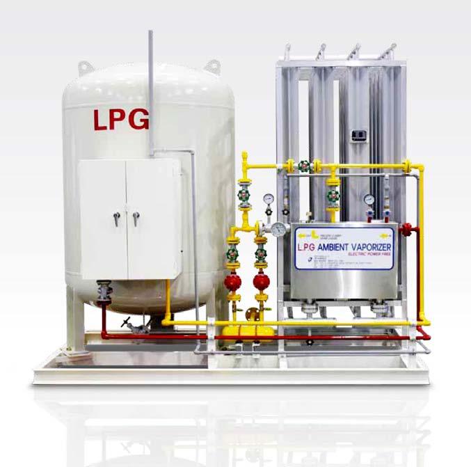 LV-100 LPG 기화기 LPG 자연대기식기화기전기사용이없음 Corporation Limited -Material : AL 6063 용량 50 kg /hr - 사용압력 : 1.