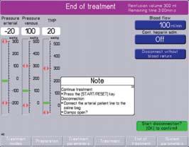 을선택하고 [OK] 를누릅니다. 5. Optical detecter 가 saline 을감지하면환자에게더주입할지끝낼지선택하는화면이나옵니다.