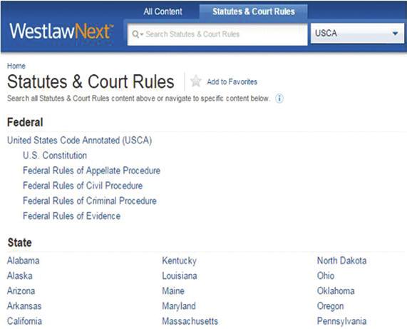 Court Rules 클릭 법령검색화면 WEB
