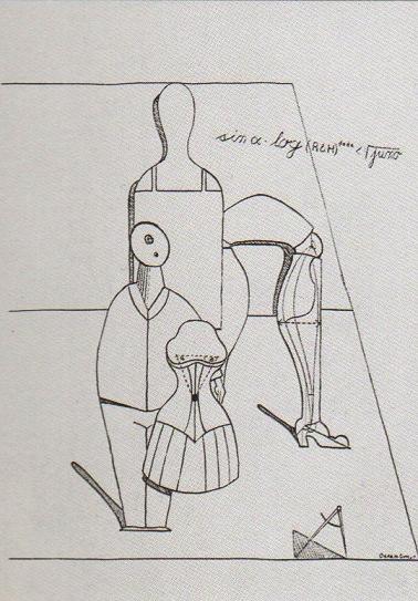 한국패션디자인학회지제 15 권 2 호 (2015.6) < 그림 24> Plates from Fiat modes, pereat ars, Max Ernst(1919) ( 출처 : Fashion and Surrealism, 1987, p.