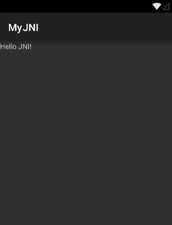 Android App 개발하기 - Step 5 안드로이드앱의 JAVA 소스코드작성 public class MyJNI extends Activity { public native String getstring(); static { System.