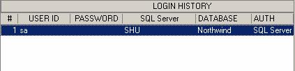 SQL Server Database Development Tools SQL Server 인증표준 SQL Server 보안검사를사용하도록지정합니다. 사용자유용성검사시 SQL Server 가 Window 사용자정보를 사용하도록지정합니다. 이옵션은 Window NT 에서실행되는 Window 인증 SQL Server 에연결할때만사용할수있습니다.