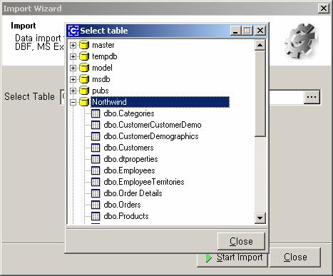 SQL Server Database Development Tools Excel Import Excel Import