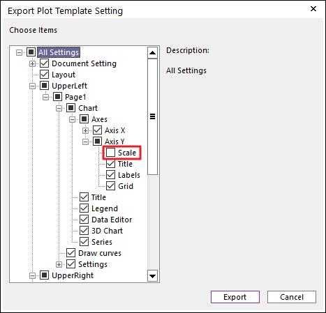 Plot Template 생성하기 해석후위에그린 Plot 결과들을다시반복해서그려야하는번거로움을줄이기위해 Plot Template 을생성해봅니다. 1. Home 탭의 Export 그룹에서 Template 을클릭합니다. Export Plot Template Settings 대화상자가나타납니다.