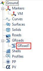 본튜토리얼에서제공하는지면파일을불러와서 GRoad 를생성해봅니다. GRoad 파일복사해오기 GTire 튜토리얼폴더에서 GRoad_Rough.rdf 파일과 GRoad_Hill.rdf 파일을복사하여모델저장위치에붙여넣습니다.