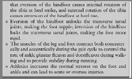 Excessive pronated feet (