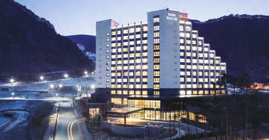 Rooms 204 Halls 5 Region Jeongseon PARK ROCHE Resort & Wellness 파크로쉬리조트 & 웰니스 Name of Hall Location Size( m2 ) Dimensions Theater Classroom Banquet