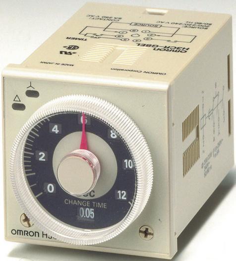 DC 프리 (DC 48~125V), AC 프리 (AC 100~240V) 의전원실현. 0.05 초 ~30 시간또는 1.2 초 ~300 시간사이에 14 종류의시간범위를선택가능. 0 설정순시출력가능. 눈금을 0 방향으로끝까지돌리면순시출력되므로, 시퀀스동작확인등이간단.