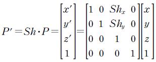 4. 전단 (Shear) 전단 (Shear) 을위한 6 가지방향 (A) Z 축값을그대로유지, X 축과 Y 축방향으로전단변환