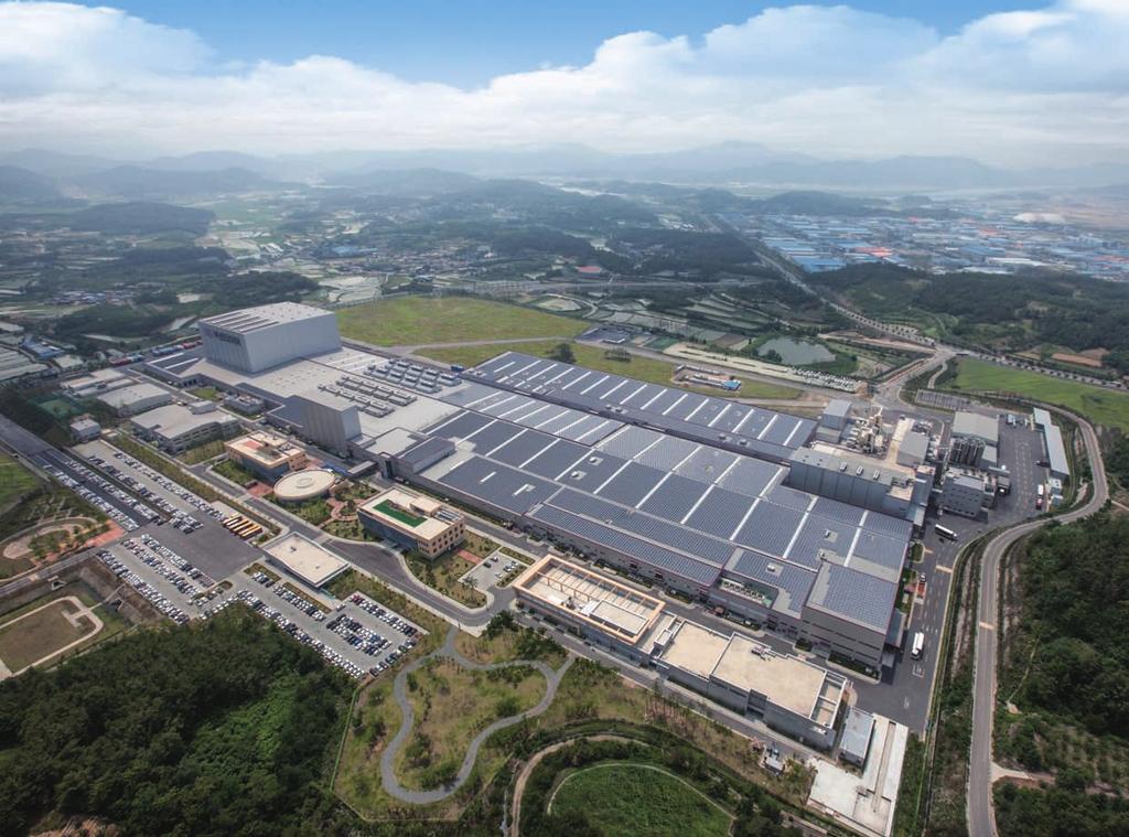 All production line is equipped with a state-of art automated system, which is developed on the basis of the existing automated system applied in the existing plant in Changnyeong, South Korea.