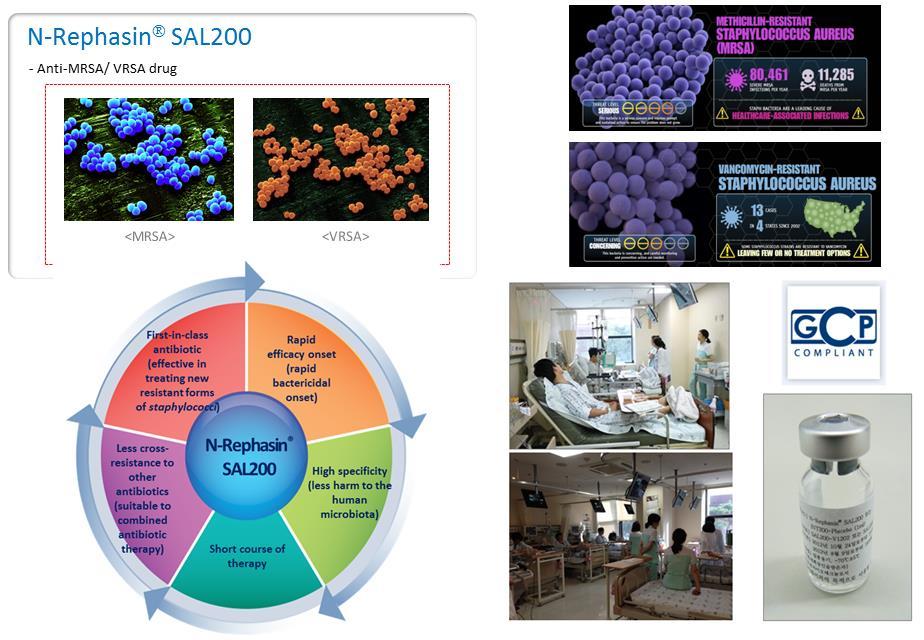 를가짐 슈퍼박테리아바이오신약으로개발중 (N-Rephasin SAL200)