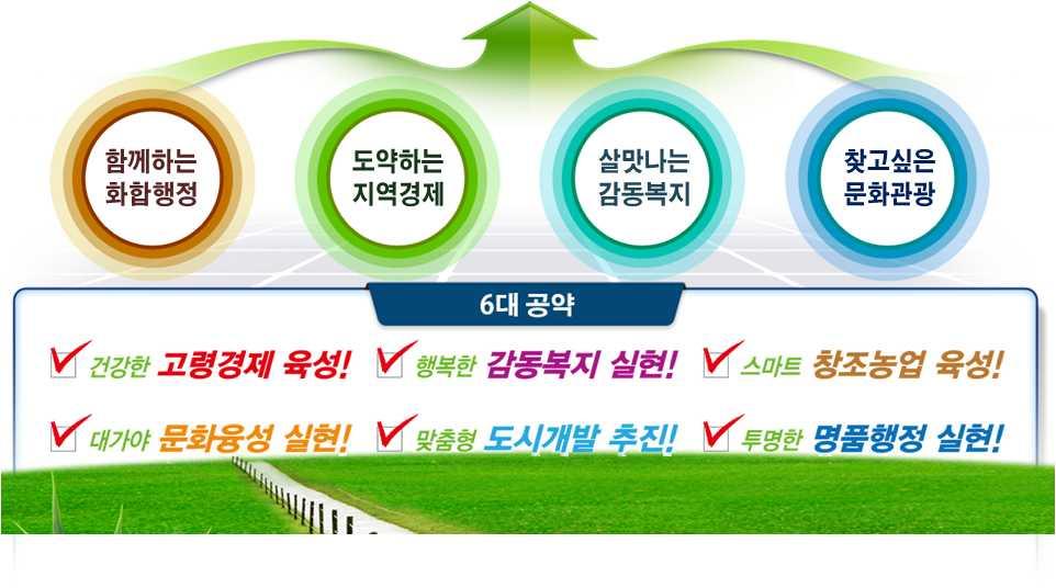 민선 6 기군수공약사업추진계획 추진방향 공약현황 :