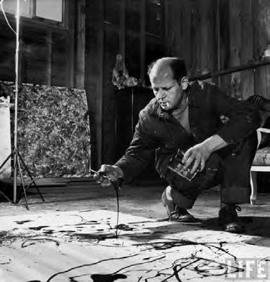 잭슨폴록 Jackson Pollock 1912-1956 미국의화가로, 추상표현주의운동의기수였다. 그의부인은추상화가리크라스너이다. 와이오밍주에서태어나로스앤젤레스와뉴욕에서공부하였다.